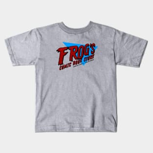 Frog's Comic Book Store (distressed look) Kids T-Shirt